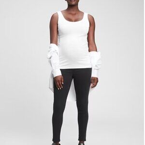 Gap Maternity Modern Tank Top in Peony Pink
